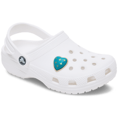 Women|Men Turquoise and Gold Heart Jibbitz™ charms | Crocs Online