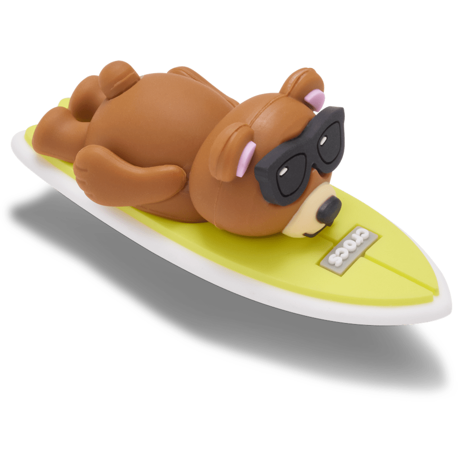 Women|Men 3D Surfing Bear Jibbitz™ charms | Crocs For sale