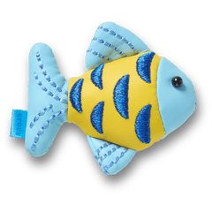 Women|Men Blue and Gold Sparkle Fish Jibbitz™ charms | Crocs Online