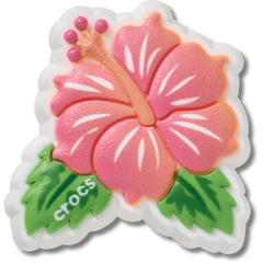 Women|Men Blue Tropical Hibiscus Jibbitz™ charms | Crocs On sale