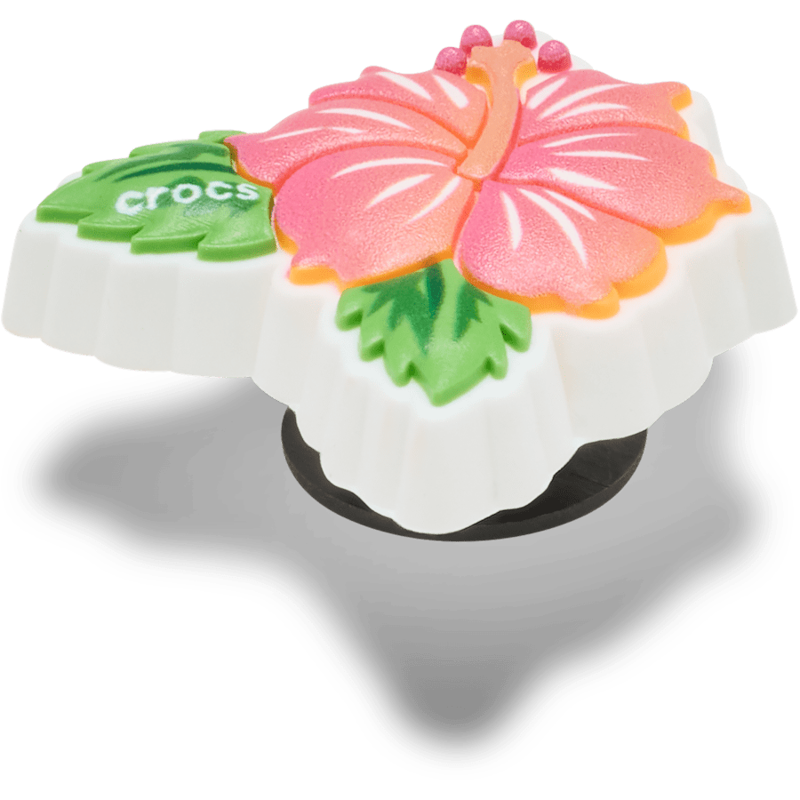 Women|Men Blue Tropical Hibiscus Jibbitz™ charms | Crocs On sale