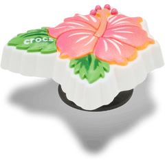 Women|Men Blue Tropical Hibiscus Jibbitz™ charms | Crocs On sale