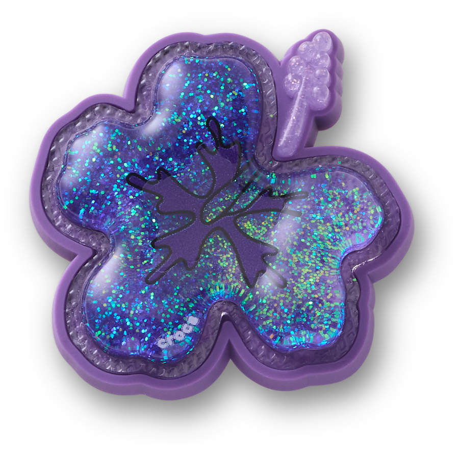 Women|Men Squish Purple Hibiscus Jibbitz™ charms | Crocs Online