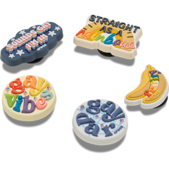Women|Men|Jibbitz™ Charms Irreverent Pride 5 Pack Jibbitz™ charms | Crocs Outlet
