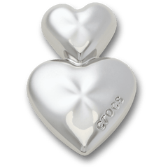 Women|Men Silver Double Heart Jibbitz™ charms | Crocs Discount