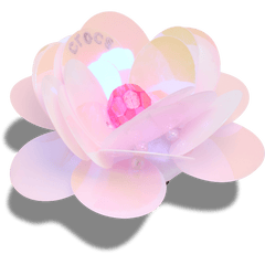 Women|Men Sequin Pink Flower Jibbitz™ charms | Crocs For sale