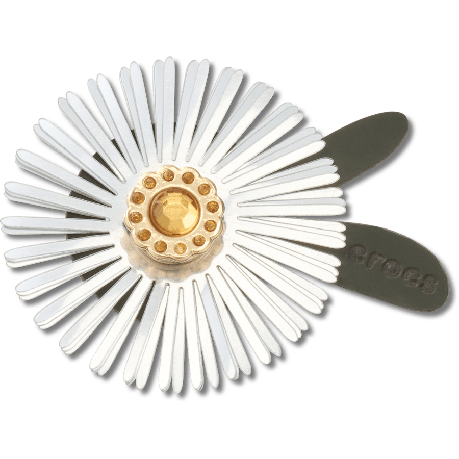 Women|Men Silver Sequin Flower Jibbitz™ charms | Crocs On sale