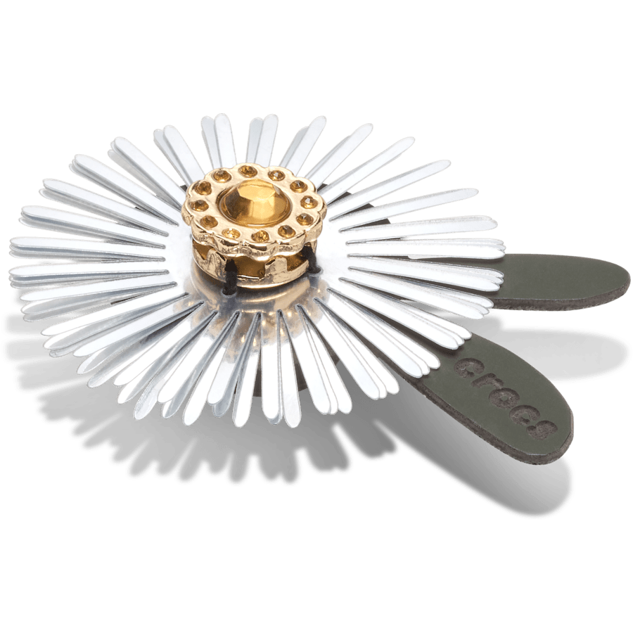 Women|Men Silver Sequin Flower Jibbitz™ charms | Crocs On sale