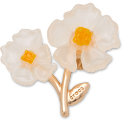 Women|Men White Floral Blossom Jibbitz™ charms | Crocs Discount