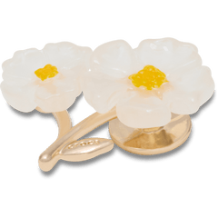 Women|Men White Floral Blossom Jibbitz™ charms | Crocs Discount