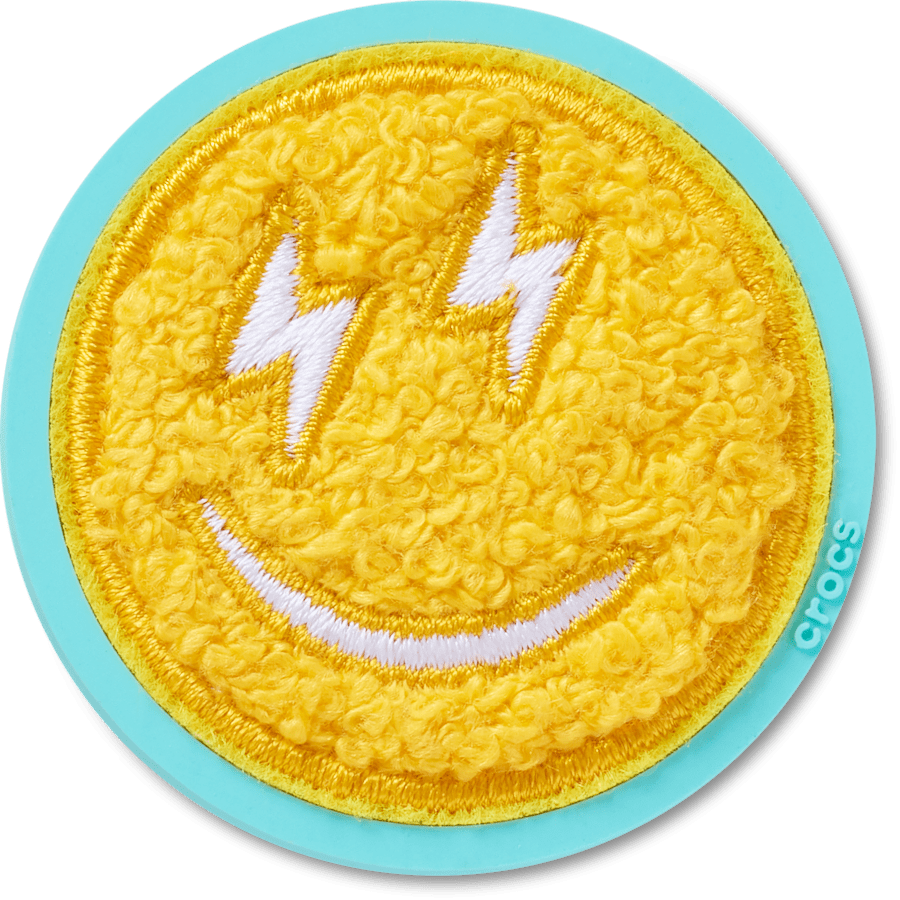 Women|Men Mega Chenille Happy Face Jibbitz™ charms | Crocs us