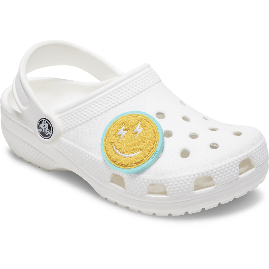 Women|Men Mega Chenille Happy Face Jibbitz™ charms | Crocs us