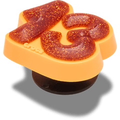Women|Men|Jibbitz™ Charms Orange Sparkly Number 13 Jibbitz™ charms | Crocs Near me