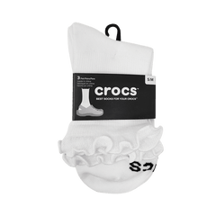 Women|Kids CrocsSocks Ruffle Ankle 3 PK | Crocs Sale