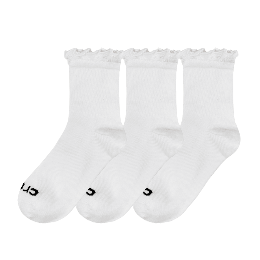 Women|Kids CrocsSocks Ruffle Ankle 3 PK | Crocs Sale