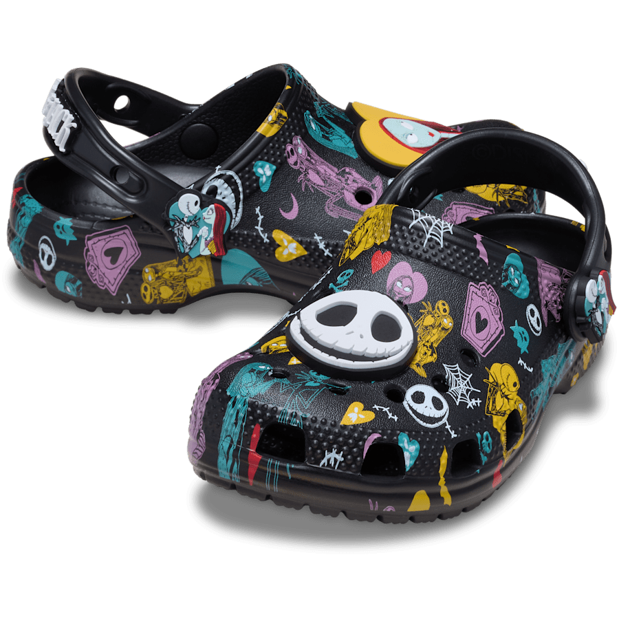 Kids Toddlers’ Disney Tim Burton's The Nightmare Before Christmas Jack and Sally Classic Clog | Crocs Discount