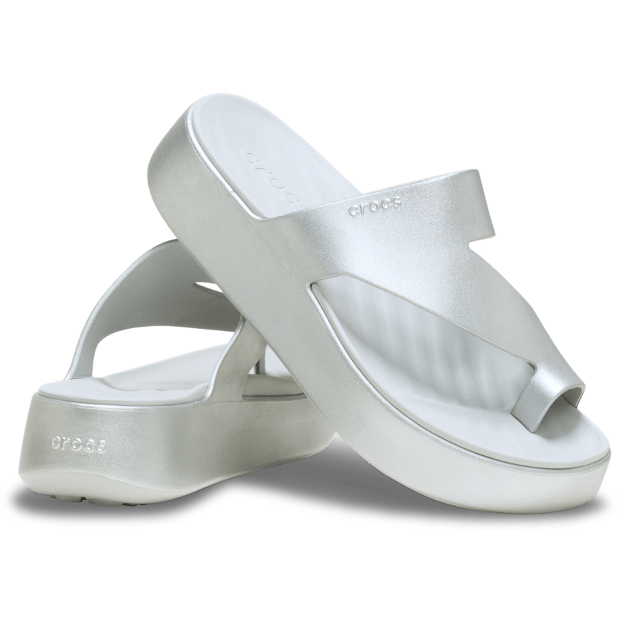 Women Getaway Metallic Platform Toe Loop | Crocs On sale