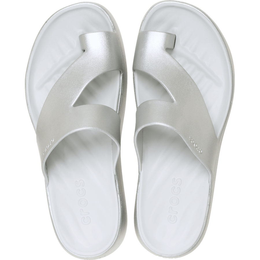 Women Getaway Metallic Platform Toe Loop | Crocs On sale