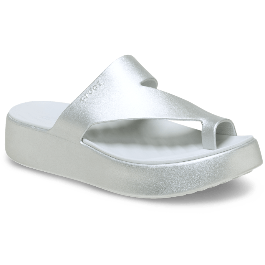 Women Getaway Metallic Platform Toe Loop | Crocs On sale