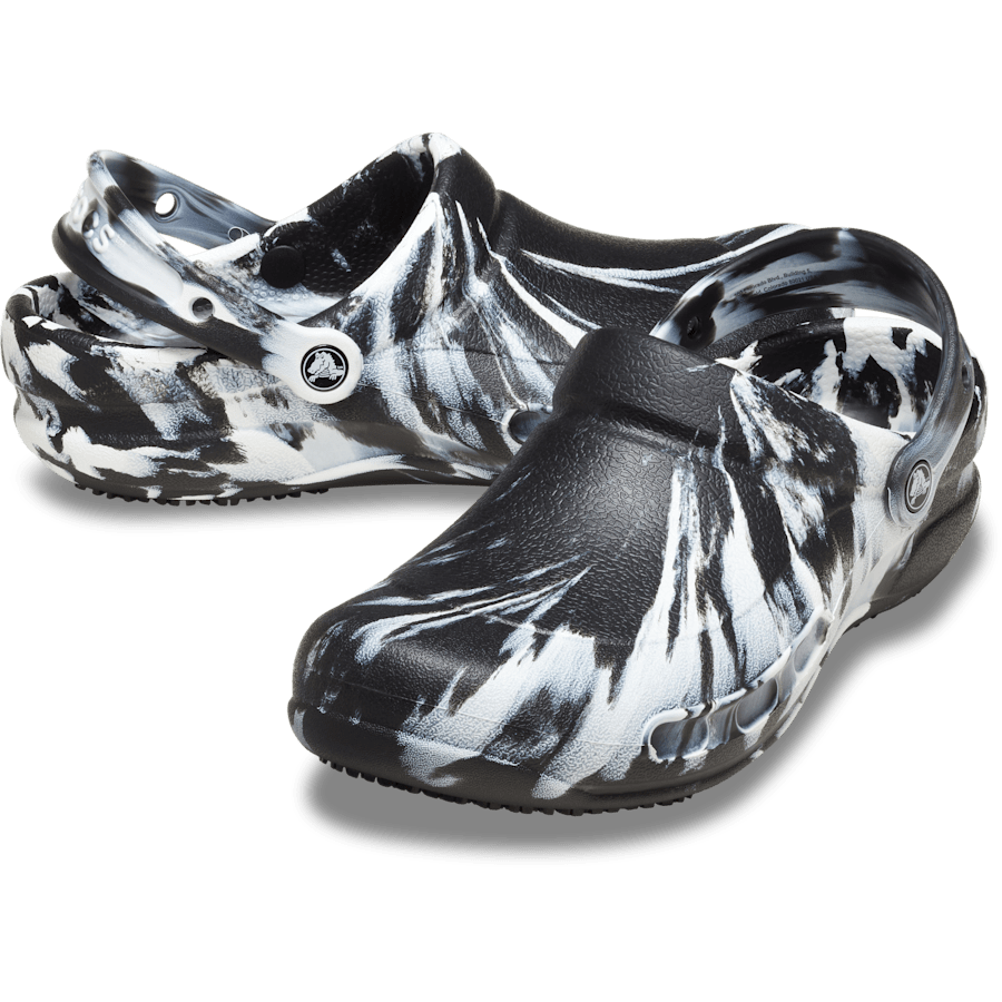 Women|Men|Crocs at Work™ Bistro Marbled Work Clog | Crocs Outlet