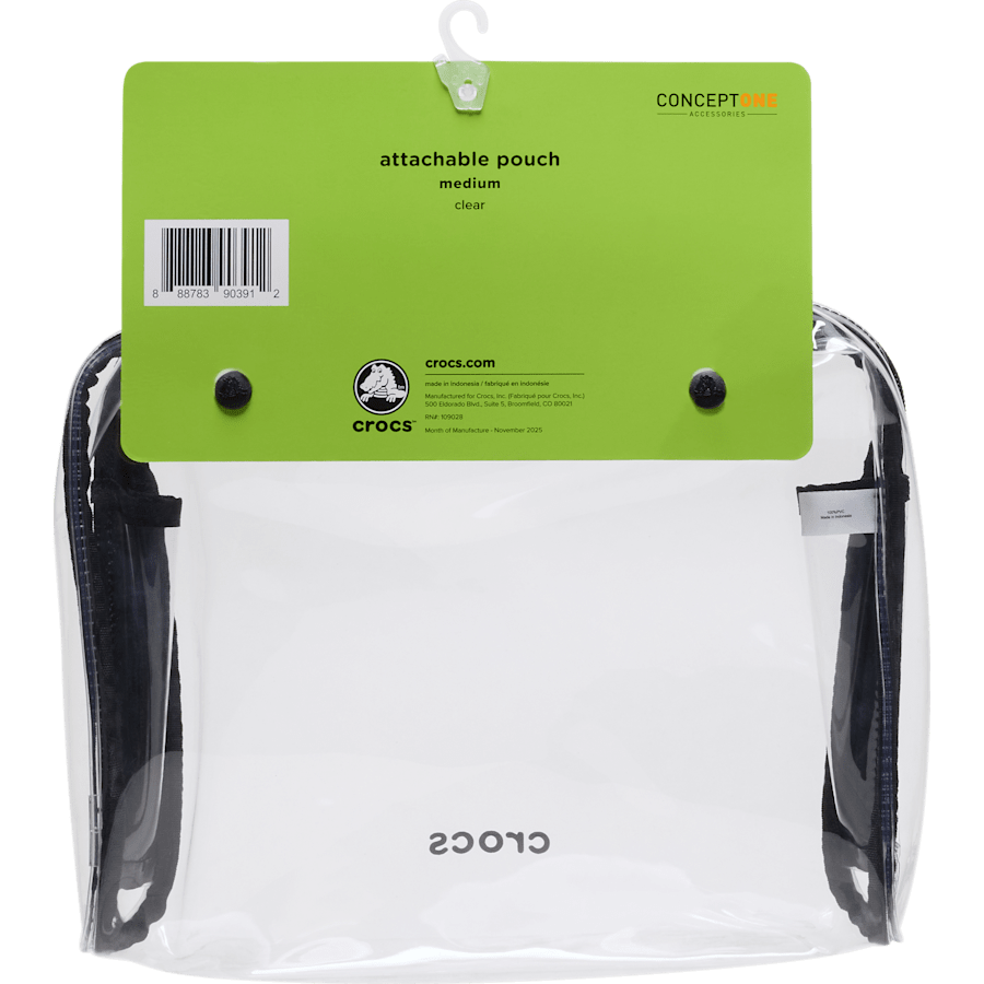 Women|Kids Medium Clear Pouch | Crocs Outlet