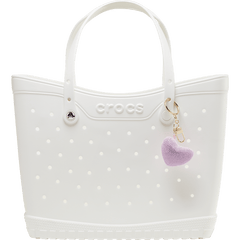 Women|Kids Plush Gem Heart Bag Charm | Crocs