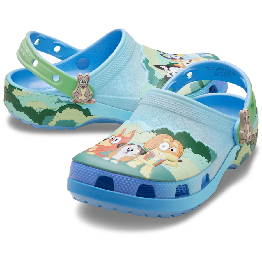 Kids Toddler Bluey Best Buddies Classic Clog | Crocs Sale