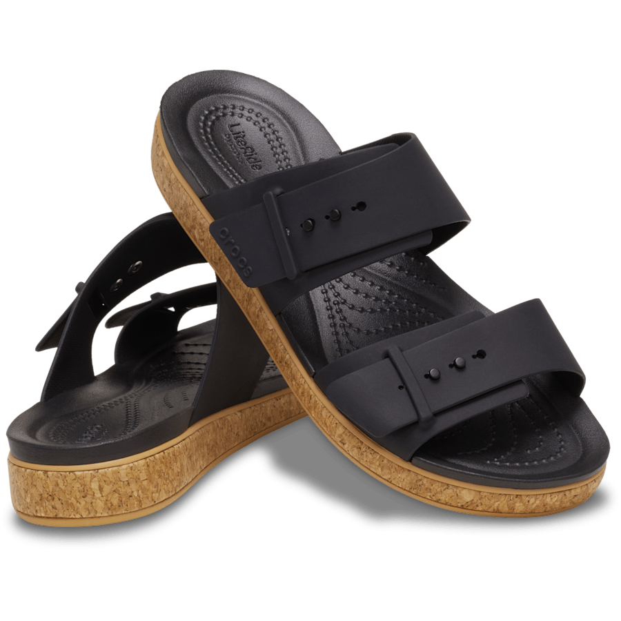 Women Brooklyn Cork Buckle Low Low | Crocs Online