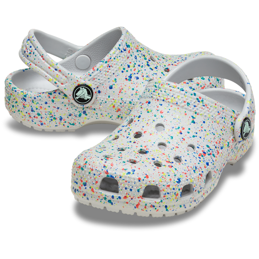 Kids Kids' Classic Glow Paint Splatter Clog | Crocs Sale