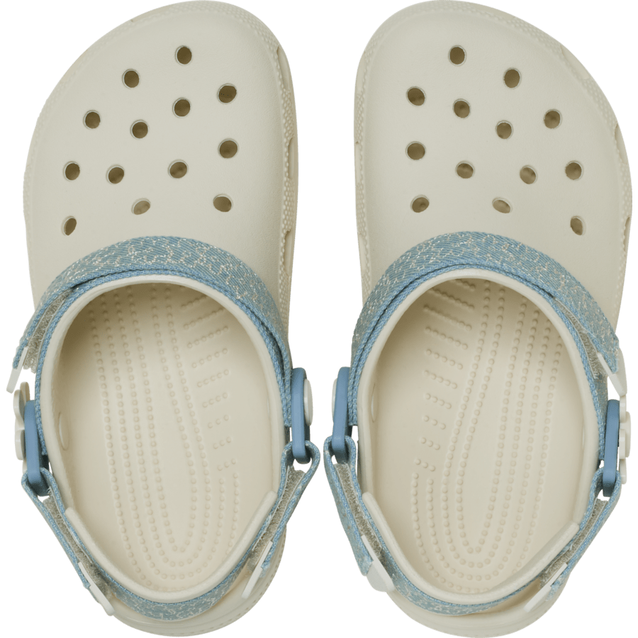 Kids Kids’ Classic Denim Flower Adjustable Backstrap Clog | Crocs Discount