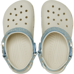 Kids Kids’ Classic Denim Flower Adjustable Backstrap Clog | Crocs Discount