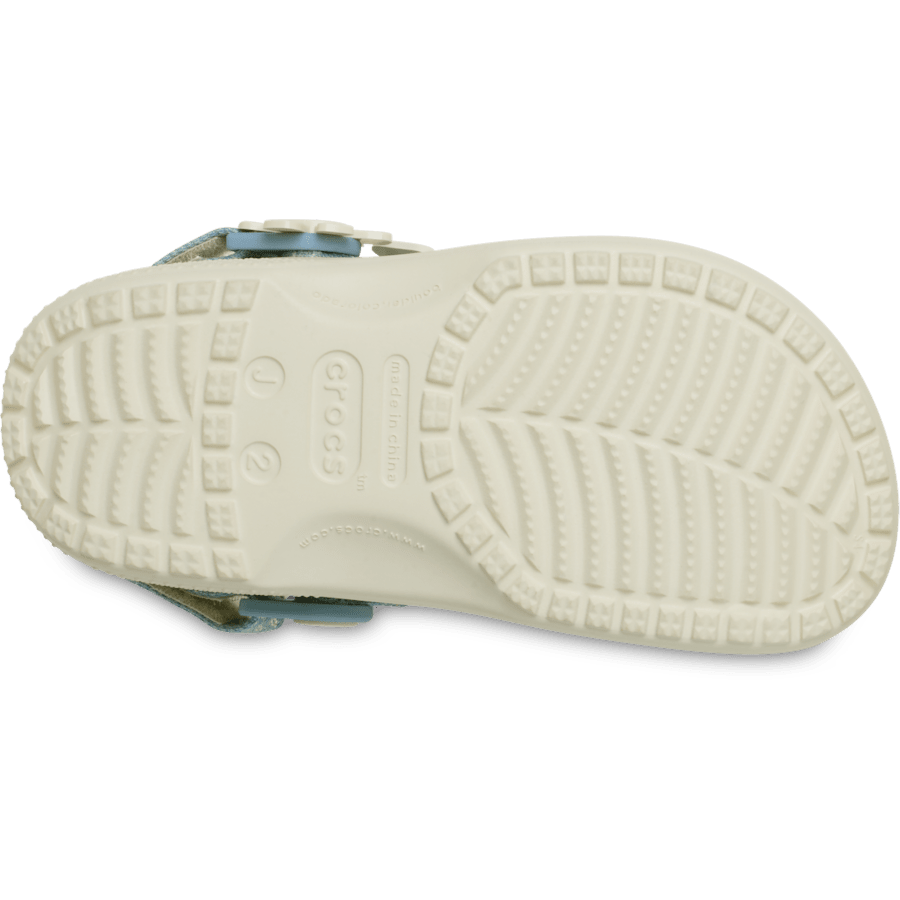 Kids Kids’ Classic Denim Flower Adjustable Backstrap Clog | Crocs Discount