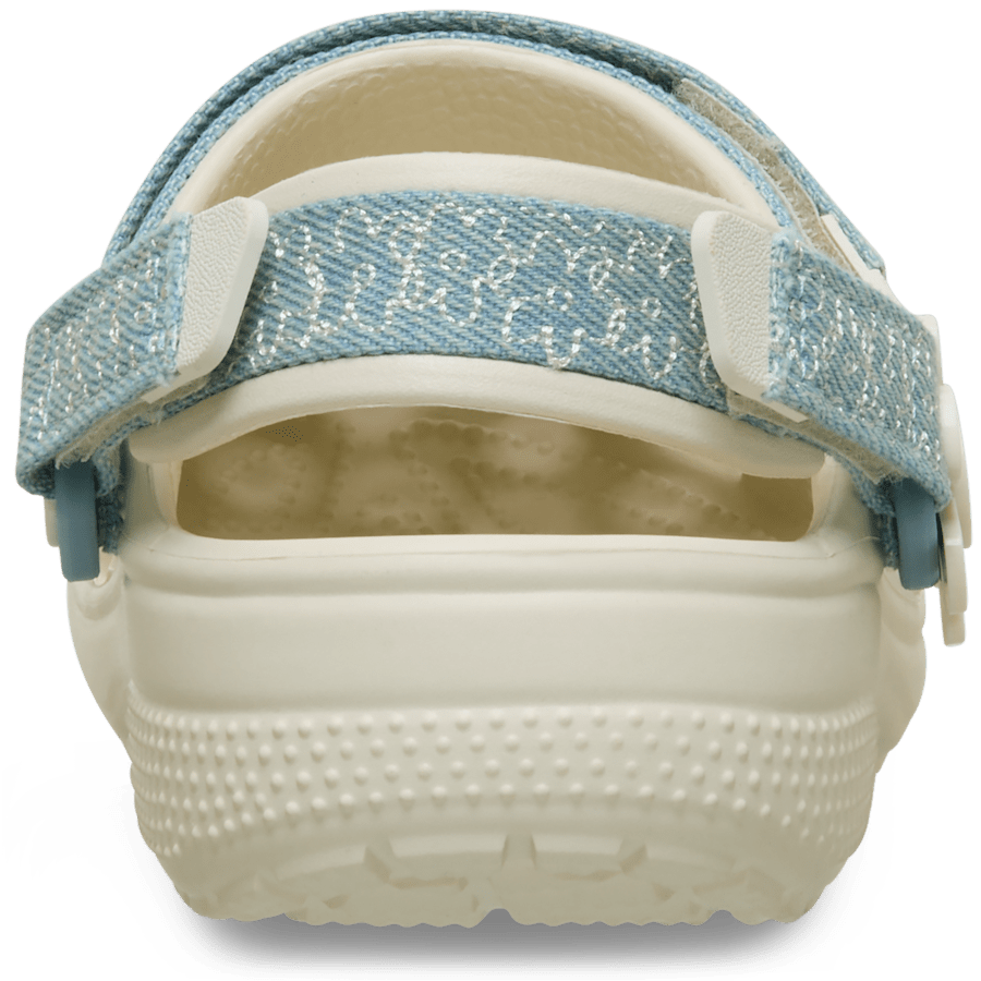 Kids Kids’ Classic Denim Flower Adjustable Backstrap Clog | Crocs Discount