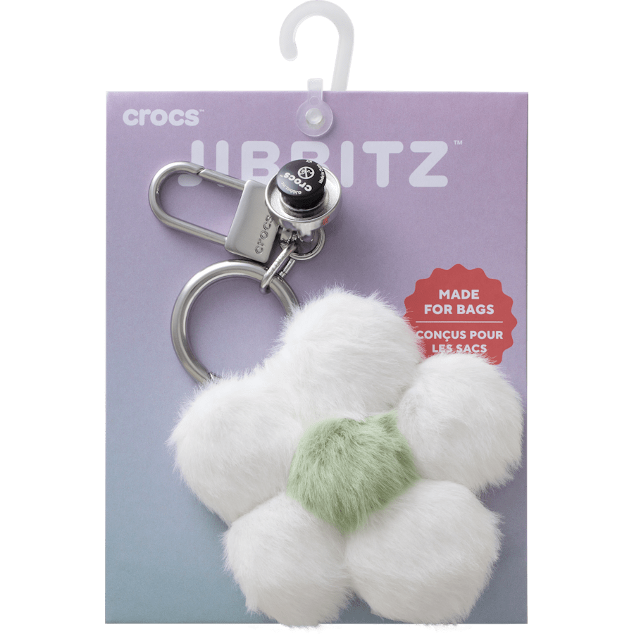 Women|Kids Plush Daisy Bag Charm | Crocs