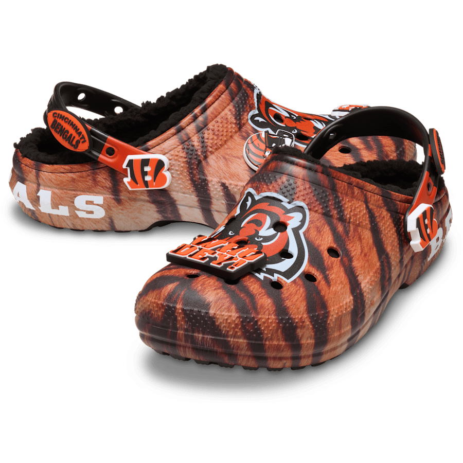 Women|Men NFL Cincinnati Bengals Classic Lined Clog | Crocs Near me