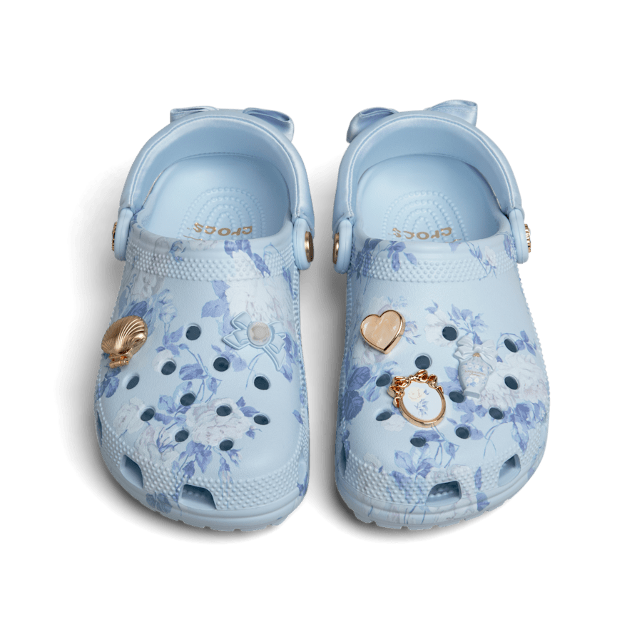 Women LoveShackFancy Blue Classic Clog | Crocs Online