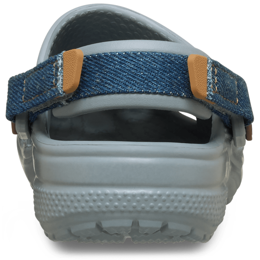 Kids Toddler Classic Denim Adjustable Backstrap Clog | Crocs