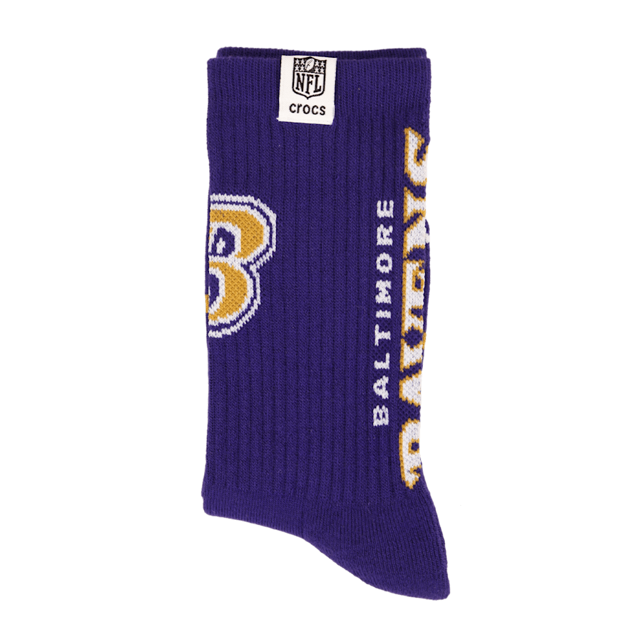 Men NFL Baltimore Ravens Crocs Socks | Crocs Sale
