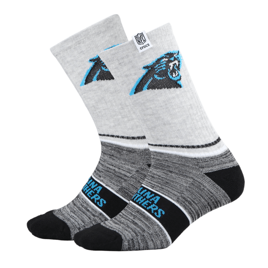 Men NFL Carolina Panthers Crocs Socks | Crocs Online
