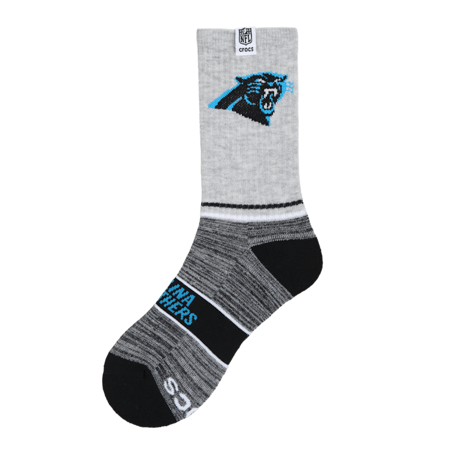 Men NFL Carolina Panthers Crocs Socks | Crocs Online