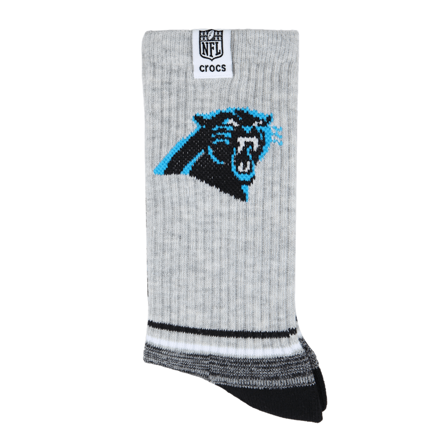 Men NFL Carolina Panthers Crocs Socks | Crocs Online