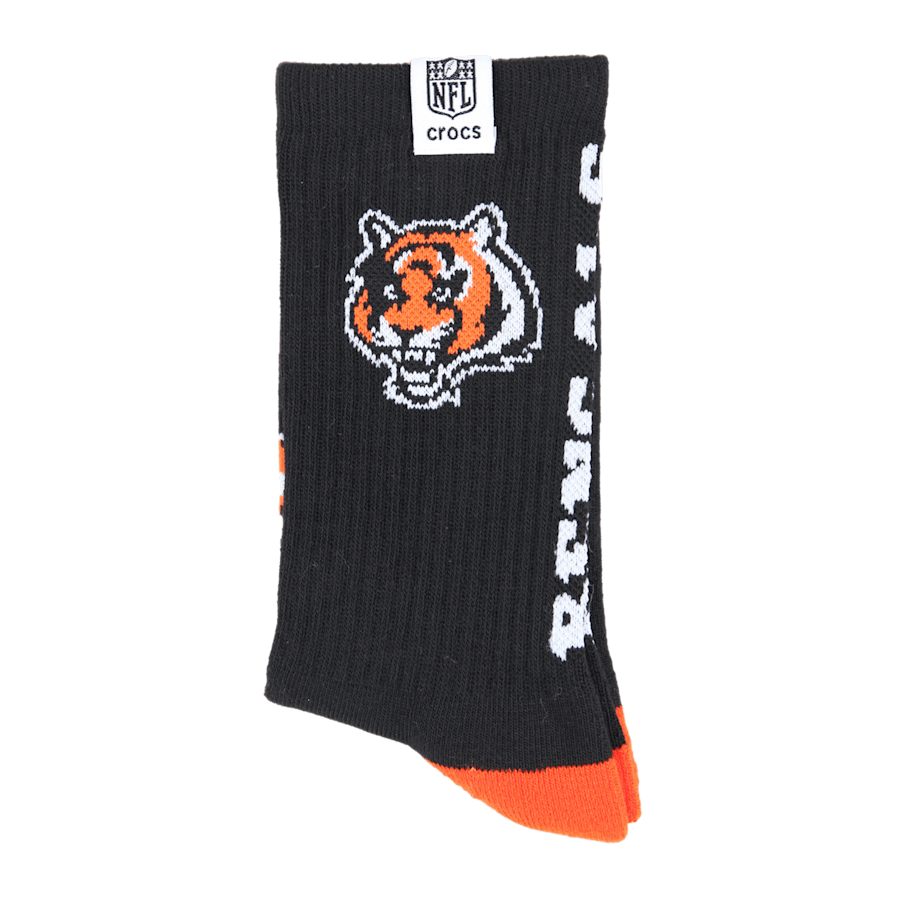 Men NFL Cincinnati Bengals Crocs Socks | Crocs Discount