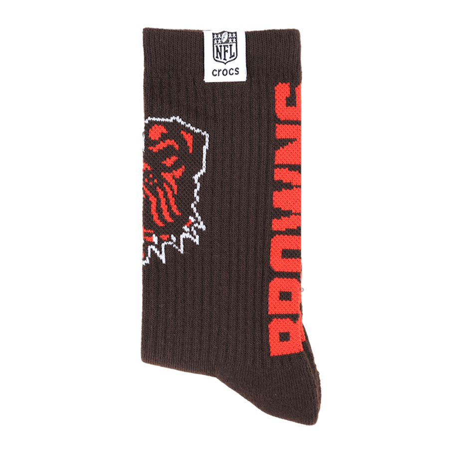 Men NFL Cleveland Browns Crocs Socks | Crocs