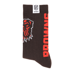 Men NFL Cleveland Browns Crocs Socks | Crocs