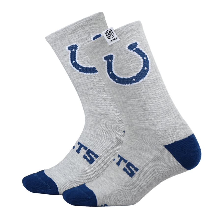 Men NFL Indianapolis Colts Crocs Socks | Crocs Outlet