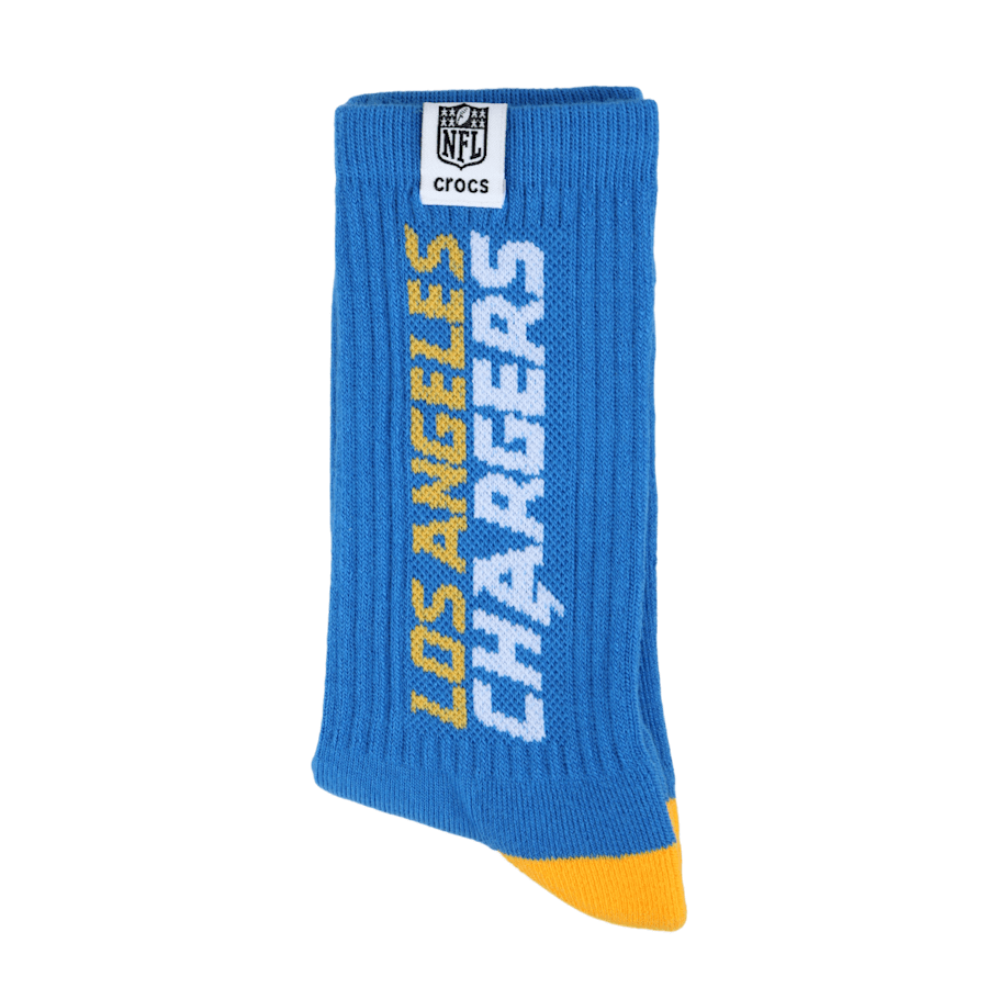 Men NFL Los Angeles Chargers Crocs Socks | Crocs For sale