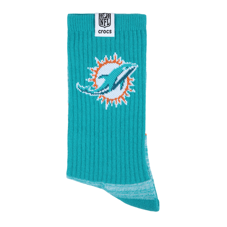 Men NFL Miami Dolphins Crocs Socks | Crocs On sale