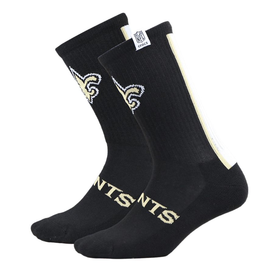 Men NFL New Orleans Saints Crocs Socks | Crocs Discount