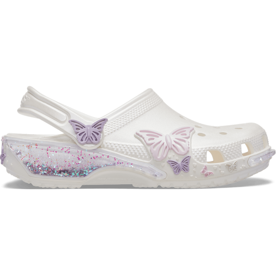 Kids Toddler Classic Butterfly Sparkle Shaker Clog | Crocs us
