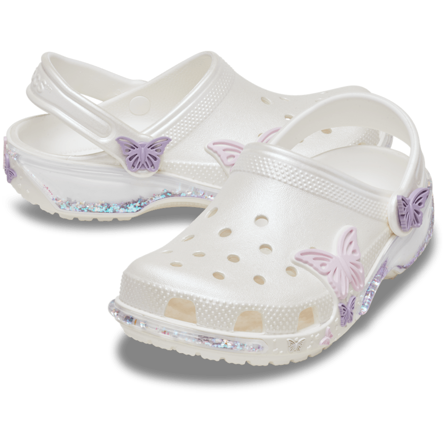 Kids Toddler Classic Butterfly Sparkle Shaker Clog | Crocs us